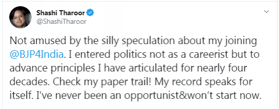 tharoor tweets