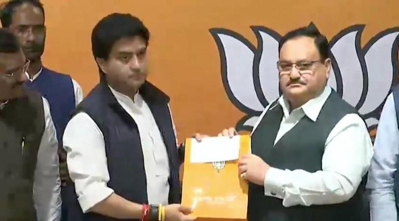 IANS Scindia joins BJP