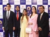 Mukesh Ambani and family