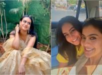 Nysa Devgn, Kajol, Ajay Devgn