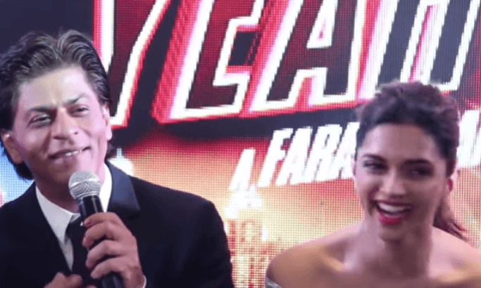 Shah Rukh Khan and Deepika Padukone