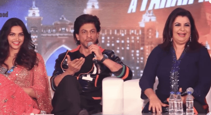 Shah Rukh Khan, Deepika Padukone, and Farah Khan