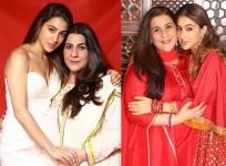 Sara Ali Khan with Amrita Singh