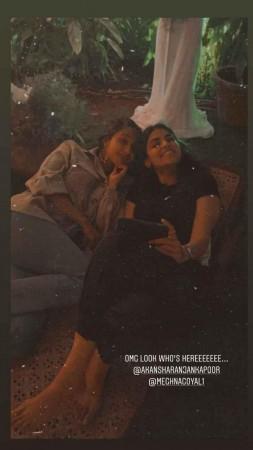 Alia with friends