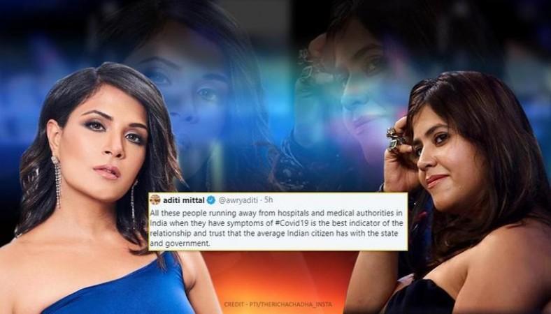 Ekta kapoor and Richa Chadha