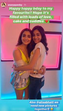 Ananya Panday and Alia Bhatt