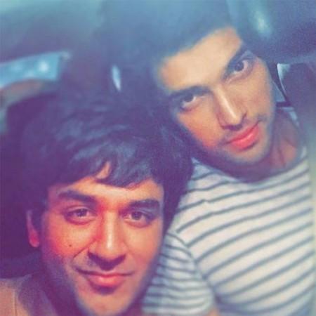 Vikas and Parth cosy