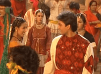 Arbaaz Khan and Malaika Arora in an old music video
