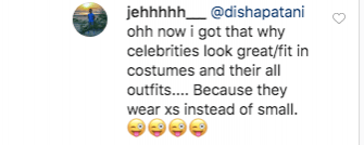 Disha Patani comments