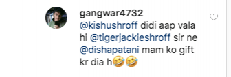 Disha Patani comments