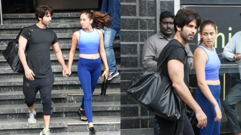 Shahid Kapoor and Mira Kapoor Gym