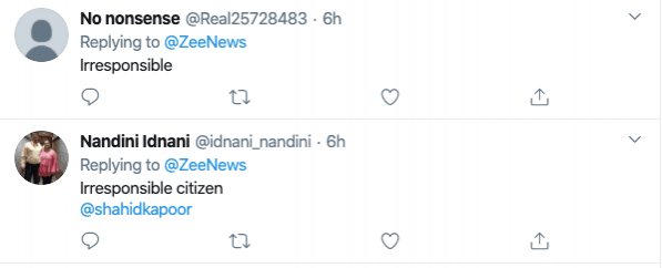 Shahid trolled