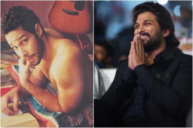 Allu Arjun and Siddhant Chaturvedi