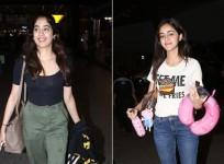 Ananya pandey and Janhvi Kapoor