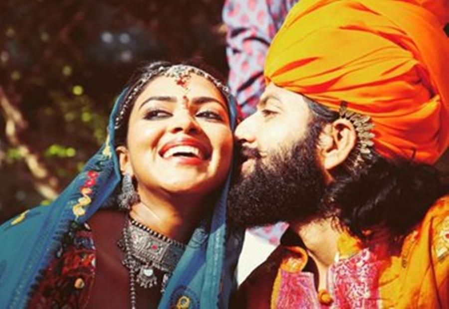 A leaked picture of Amala Paul's wedding. Amala Paul Second Wedding