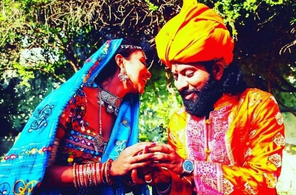 Amala Paul with Bhavninder Singh. Amala Paul