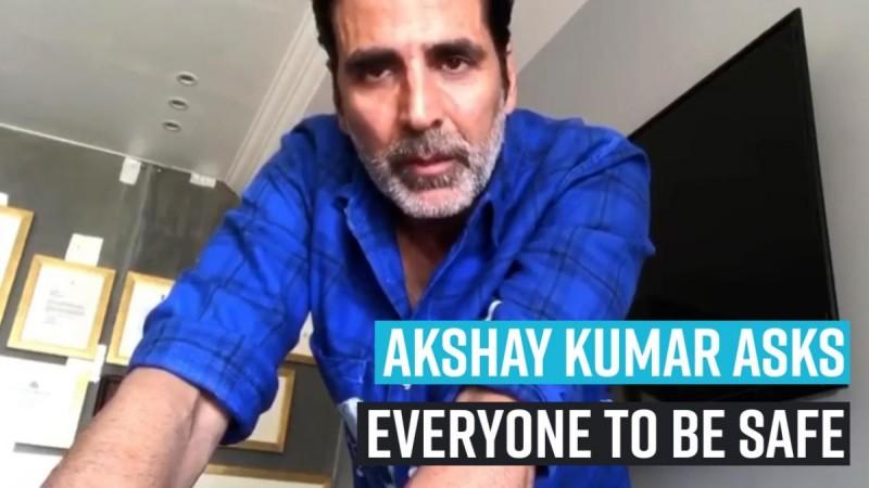 Akshay kumar's advice on quarantine