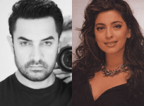 Aamir Khan and Juhi Chawla