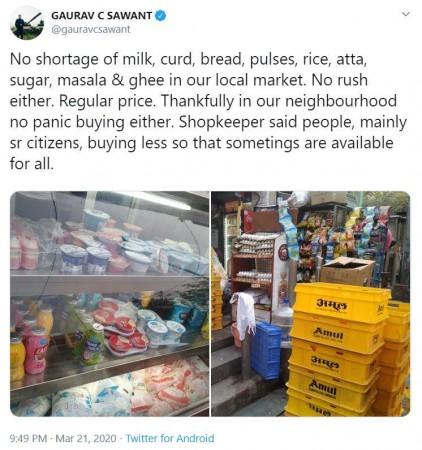 Netizens discouraging panic buying Panic Buying