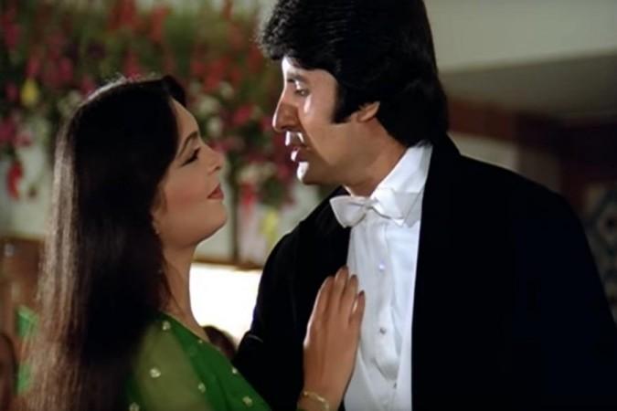 Amitabh Bachchan and Parveen Babi in Kaalia movie Amitabh Bachchan and Parveen Babi