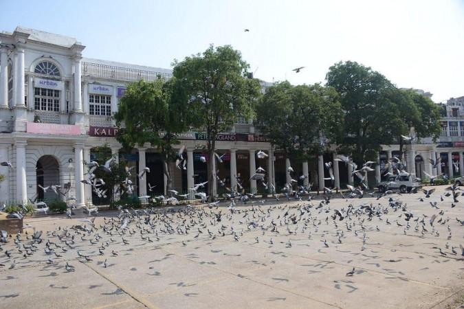 Connaught Place during Janta Curfew on Sunday Connaught Place