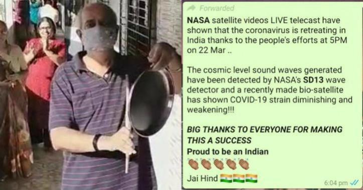 nasa fake message