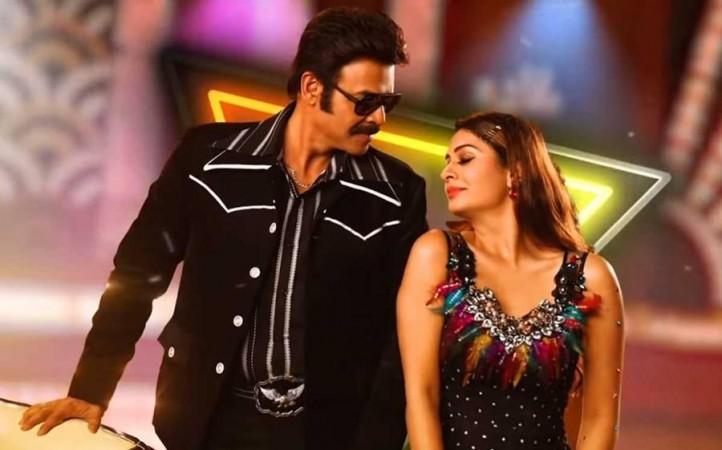 Payal Rajput with Venkatesh in Venky Mama Payal Rajput with Venkatesh in Venky Mama