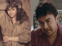 Madhuri Dixit and Aamir Khan