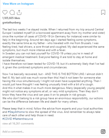 Greta instagram