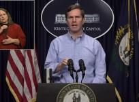 Kentucky Governor addressing people