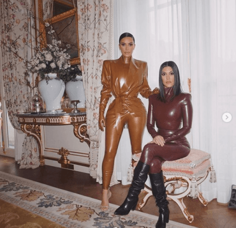 Kim Kardashian West and Kourtney Kardashian