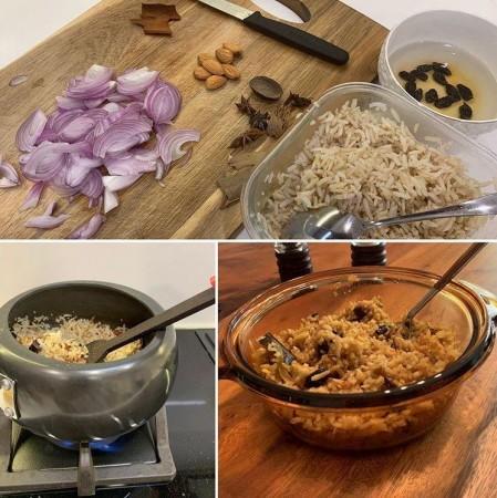 Divyanka Tripathi Dahiya shows her culinary skills Divyanka Tripathi Dahiya