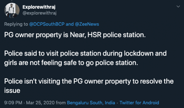 Girls asked to vacate PG Girls asked to vacate PG