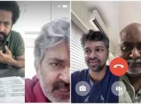 Junior NTR, SS Rajamouli, Madhan Karky and MM Keeravaani