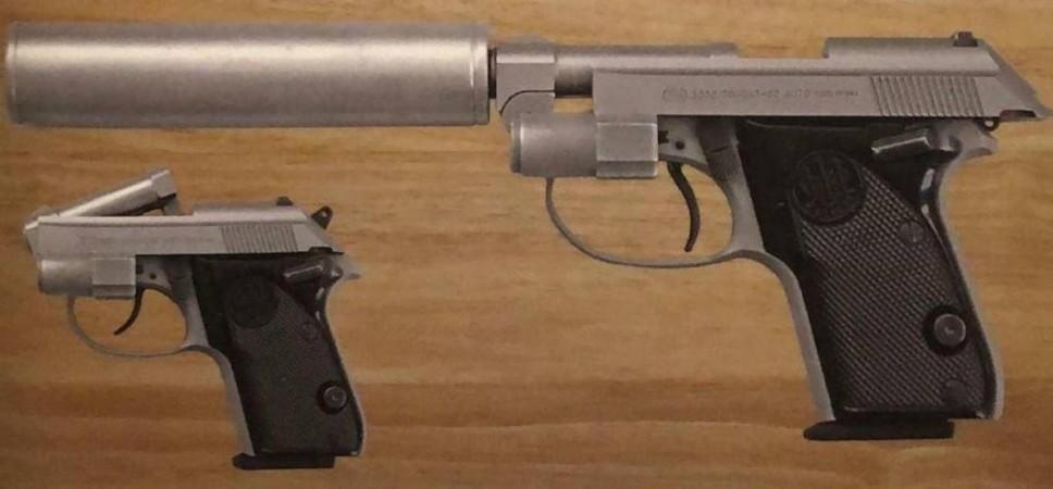 A Beretta Tomcat pistol used in Die Another Day