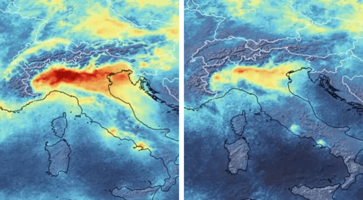 Air over Italy clears Italy