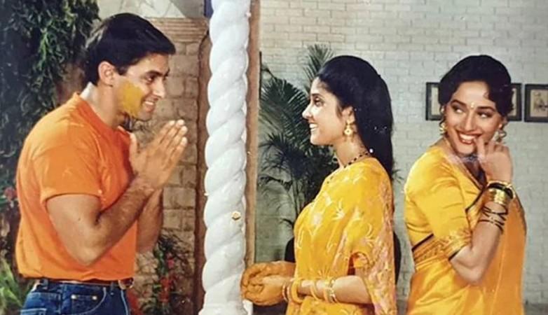 Salman Khan, Renuka Shahane, Madhuri Dixit Salman Khan, Renuka Shahane, Madhuri Dixit