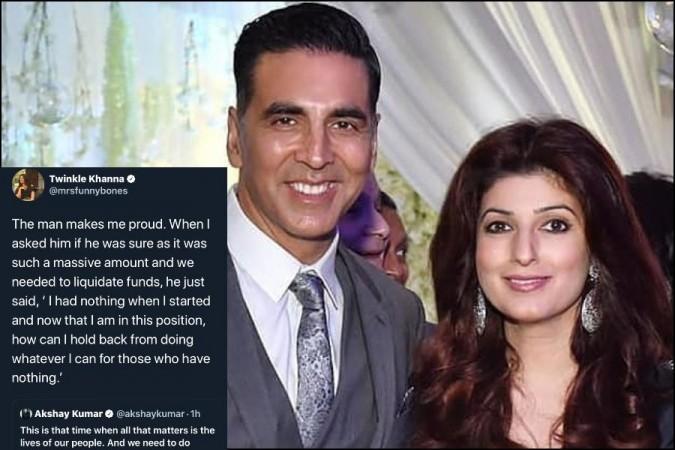 Akshay Kumar and Twinkle Khanna