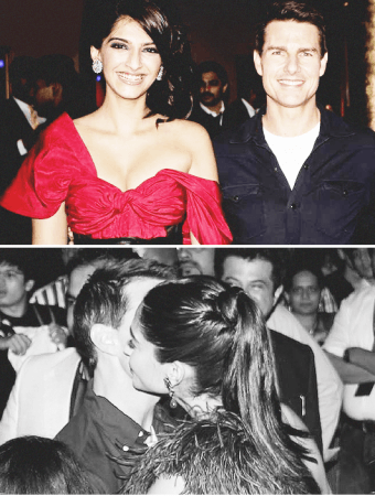 Sonam Kapoor and Tom Cruise Sonam Kapoor and Tom Cruise