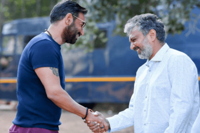 Ajay Devgn and SS Rajamouli