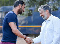 Ajay Devgn and SS Rajamouli