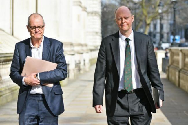 Chief Medical Officer Professor Chris Whitty and Chief Scientific Adviser Patrick Vallance