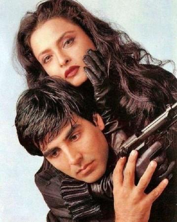 Akshay Kumar and Rekha Akshay Kumar and Rekha