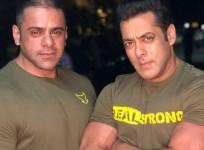 Salman Khan with his nephew
