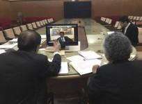 A Division Bench of the High Court, comprising Chief Justice Abhay Shreeniwas Oka and Justice B.V. Nagarathna, hearing PIL petitions through videoconferencing facility on Monday