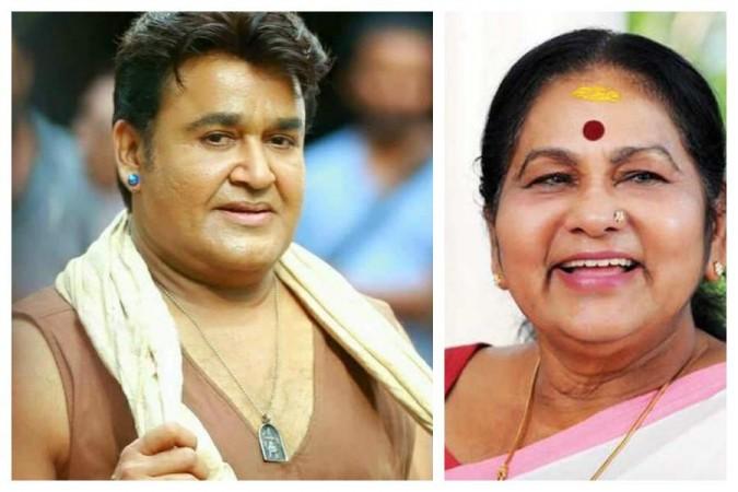 Mohanlal and KPAC Lalitha Mohanlal