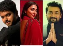 Vijay, Pooja Hegde and Suriya