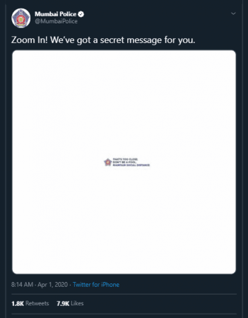 police tweet