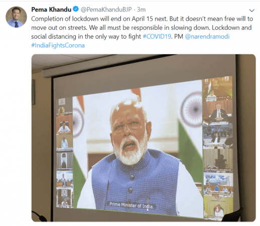 pema khandu tweet