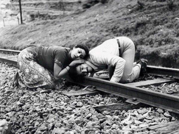 Sridevi with Kamal Haasan Sridevi with Kamal Haasan